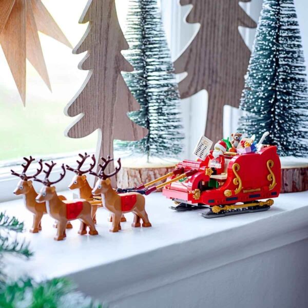 LEGO Santa's Sleigh and Reindeer - Building Toy for Ages 9+ - Image 2
