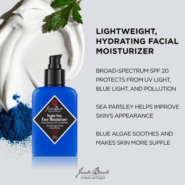 Jack Black Double Duty Face Moisturizer SPF 20 (Travel Size) - Image 2
