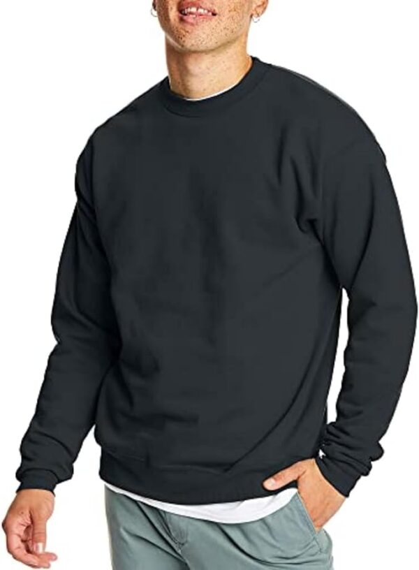Hanes EcoSmart Fleece, Cotton-Blend Pullover, Crewneck Sweatshirt for Men (1 or 2 Pack)