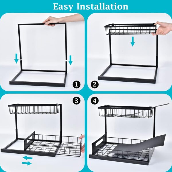 REALINN Pull-Out Under Sink Storage (2 Pack) - Image 3