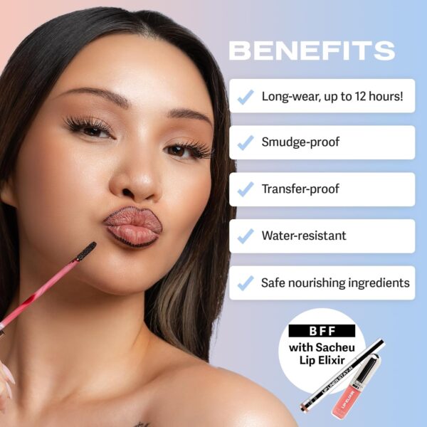 Sacheu Stay-N Peel Off Lip Liner Tattoo - Image 5