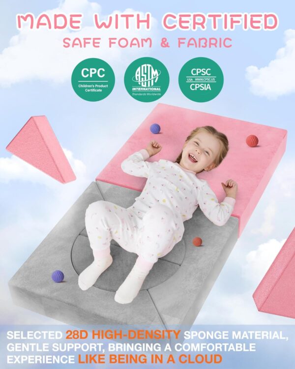 15pcs Modular Kids Play Couch toddler Sofa and fort kit - Image 7