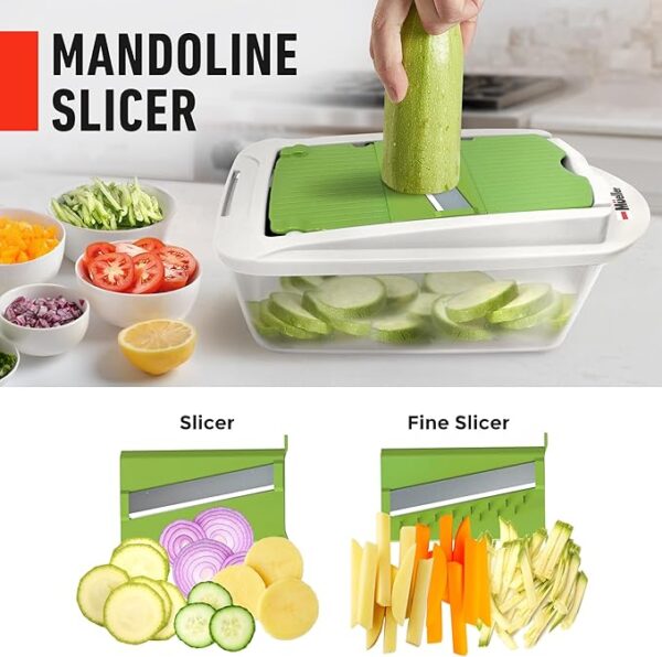 Mueller Pro-Series 10-in-1, 8 Blade Vegetable Chopper - Image 6