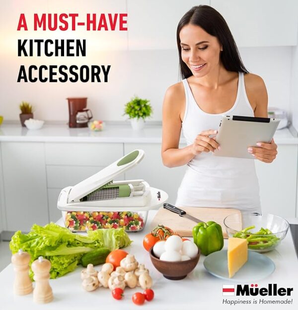 Mueller Pro-Series 10-in-1, 8 Blade Vegetable Chopper - Image 3