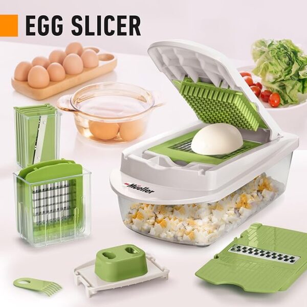 Mueller Pro-Series 10-in-1, 8 Blade Vegetable Chopper - Image 4