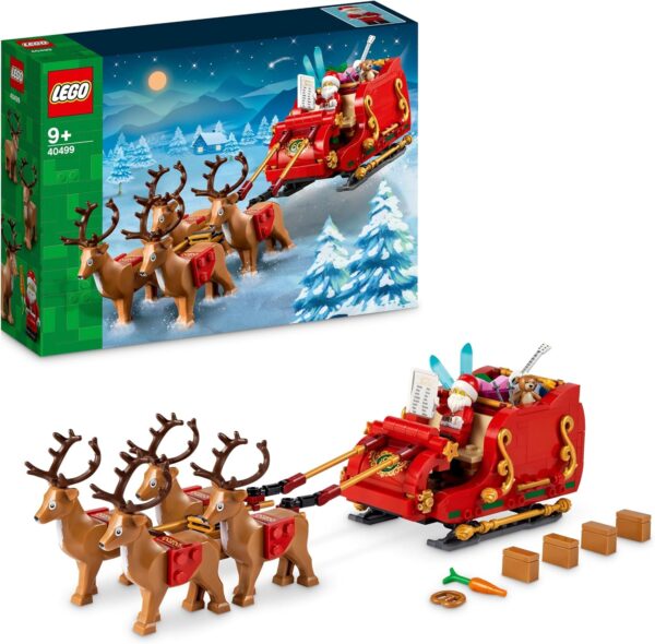 LEGO Santa's Sleigh and Reindeer - Building Toy for Ages 9+