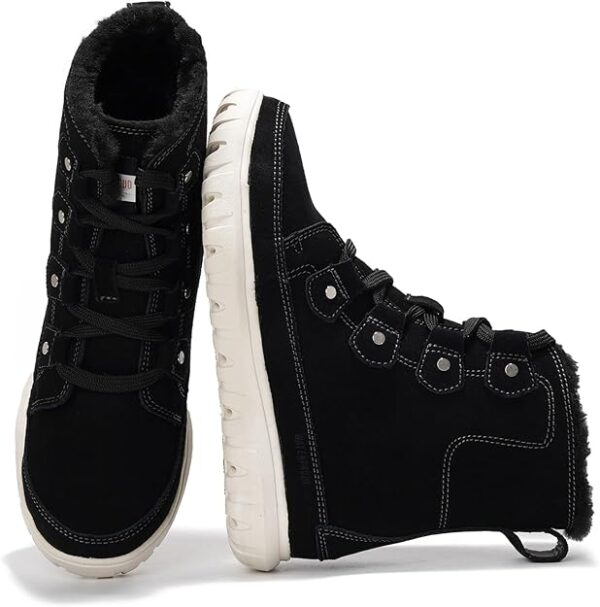 Project Cloud Snow Boots For Women - 100% Genuine Suede Waterproof Winter Boots