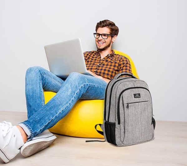 MATEIN Travel Laptop Backpack, Business Anti-Theft Slim Sturdy Backpack with USB Charging Port - Image 3