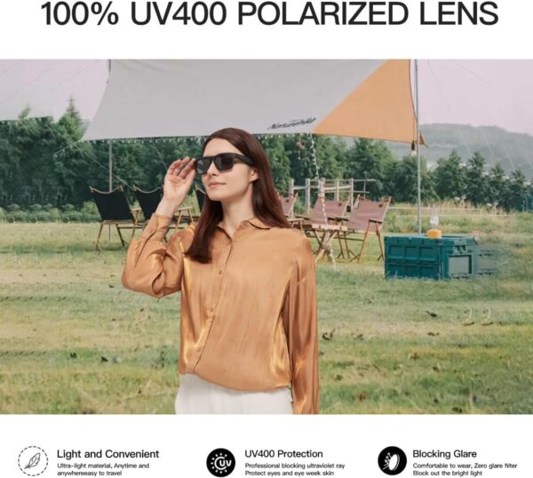 OhO Smart Glasses with Bluetooth Speaker and Polarized Lenses - Image 6