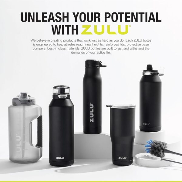 ZULU Ace Vacuum Insulated Water Bottle with Chug Spout - Image 7