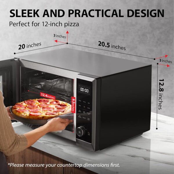Toshiba 8-in-1 Air Fryer Combo Microwave Oven - Image 4