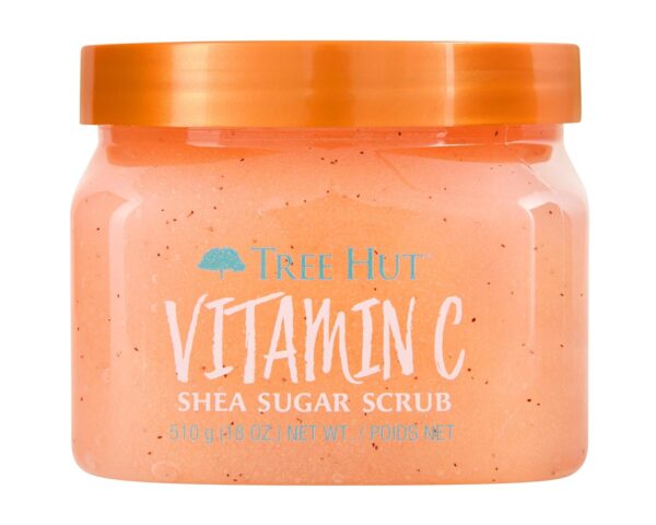 Tree Hut Vitamin C Shea Sugar Scrub, 18 oz | Ultra Hydrating & Exfoliating Body Scrub