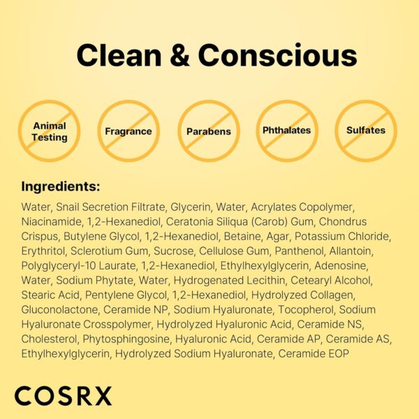 COSRX Snail Mucin Glass Glow Hydrogel Mask - Image 7