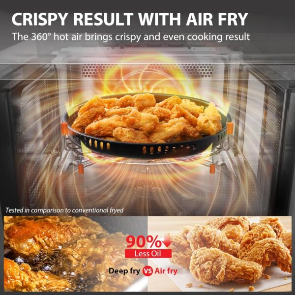 Toshiba 8-in-1 Air Fryer Combo Microwave Oven - Image 6