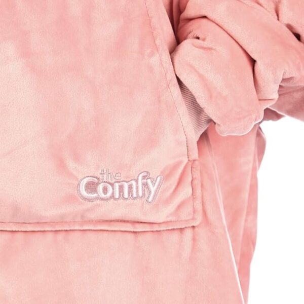 THE COMFY Original | Sherpa Lined Microfiber Fleece Wearable Blanket, - Image 5