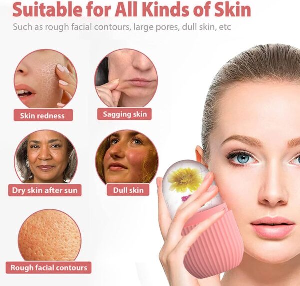 XHJRI Ice Cube Roller Massager for Face - Image 3