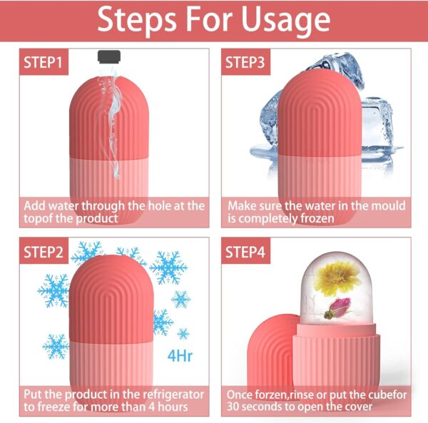 XHJRI Ice Cube Roller Massager for Face - Image 4