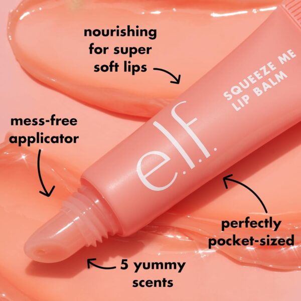 e.l.f. Squeeze Me Lip Balm, Moisturizing Lip Balm For A Sheer Tint Of Color - Image 3