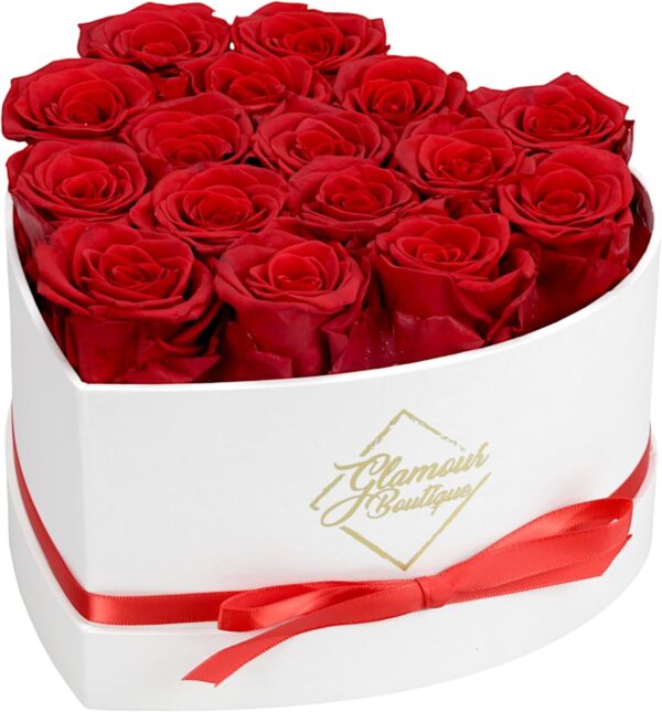 16 Preserved Roses in a Box - Flowers Forever Valentine's Day, Roses Forever for Women