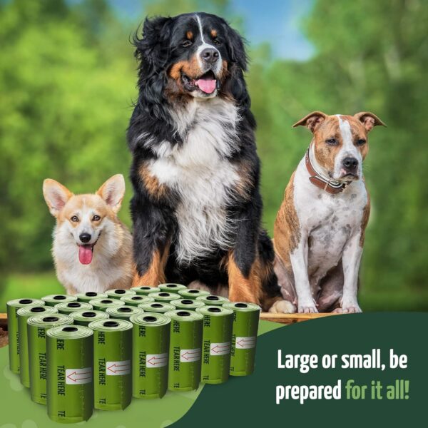 1200-ct (80 Rolls) Reli. Biodegradable Dog Poop Bags w/ Leash Clip Dispenser - Image 8