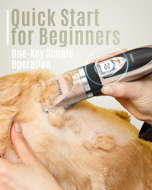 oneisall Dog Clipper Low Noise, Dog Grooming Kit with Rechargeable - Image 6