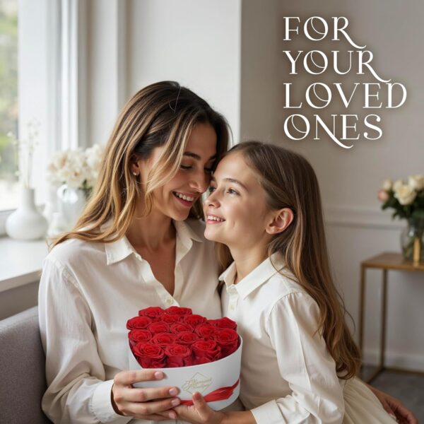 16 Preserved Roses in a Box - Flowers Forever Valentine's Day, Roses Forever for Women - Image 9
