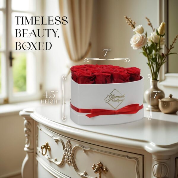 16 Preserved Roses in a Box - Flowers Forever Valentine's Day, Roses Forever for Women - Image 3